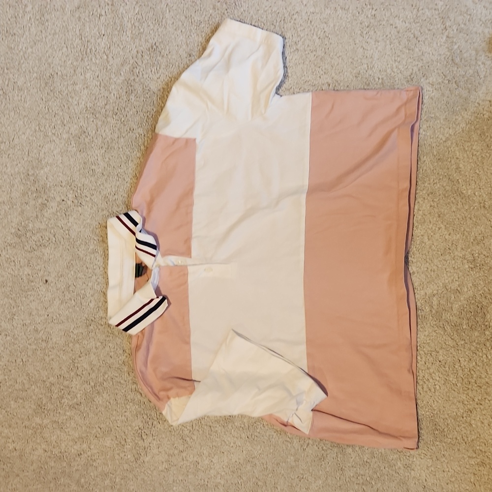 Wild fable size medium crop polo shirt